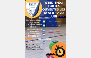 Week-ends portes ouvertes