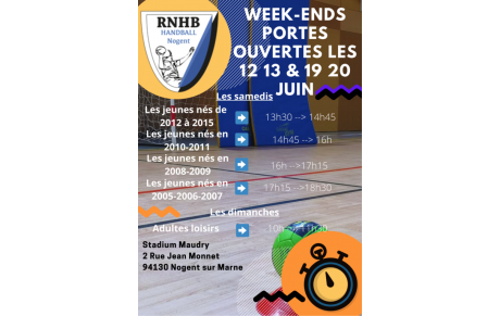 Week-ends portes ouvertes