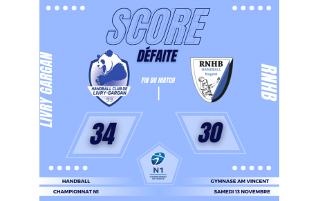 Résultat J7 Championnat de France Nationale 1