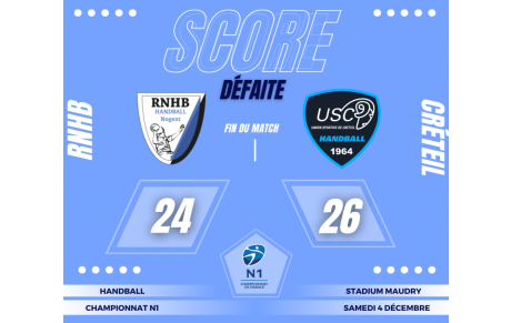 Résultat J10 : Championnat de France de N1