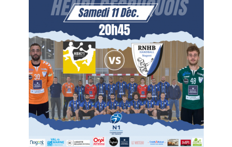Samedi 11 Déc : J11 du Championnat de France de N1 