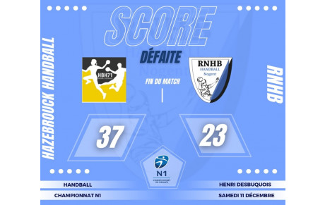Résultat J11 : Championnat de France de Nationale 1