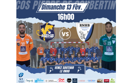Dimanche 13 février : J13 Championnat de France de Nationale 1 