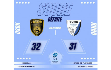 Résultat J15 : Championnat de France de Nationale 1 