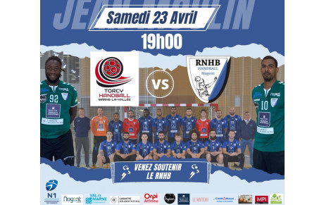Samedi 23 Avril : J19 Championnat de France de N1