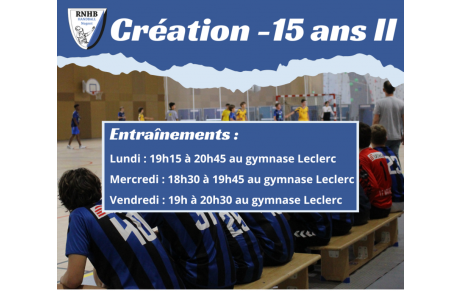 Création - 15 ans 2 